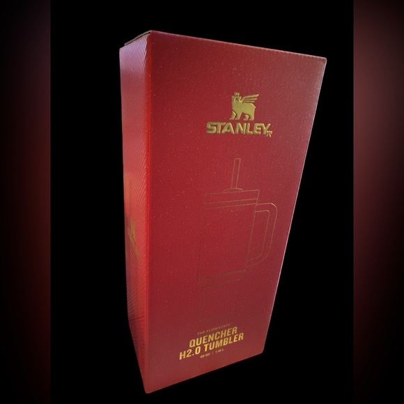 Collectible “Red Tinsel” 40oz Flowstate Tumbler NIB GLITTERY Red- 2 x-tra straws - Picture 6 of 10